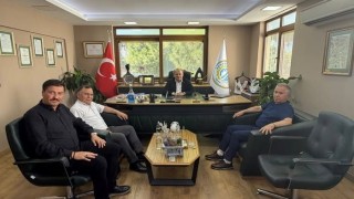 Ertaş'tan Ticaret Odasına ziyaret
