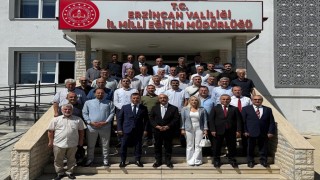Erzincanda ilkokul müdürleriyle yeni eğitim öğretim yılı toplantısı yapıldı