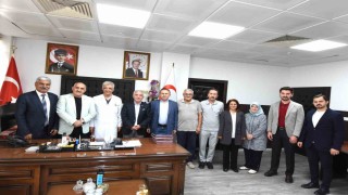 Erzurum Kent Konseyinden Başhekim Eroğluna ziyaret