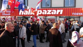 Erzurum'da Halk Pazarı'nın 15. şubesi açıldı