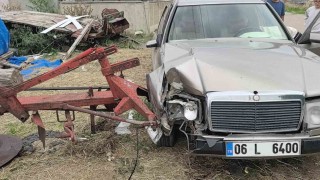 Erzurumda trafik kazası: 1 yaralı
