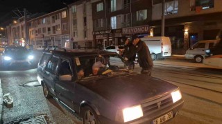 Eskişehirde 25 polis ekibinin katılımı ile asayiş ve trafik uygulaması
