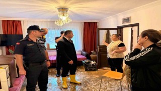 Esmahanım köyünde yağış sonrası inceleme