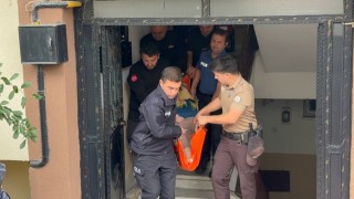Evde düşen yaşlı kadın itfaiye ekiplerince kurtarıldı