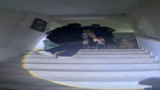 Film sahnesi değil, alevlerin içinde hayat mücadelesi