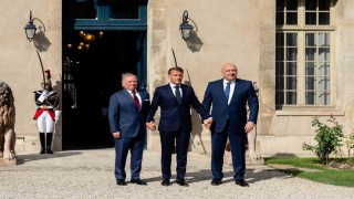 Fransa Cumhurbaşkanı Macron, Lübnan Cumhurbaşkanı Aoun ve Ürdün Kralı II. Abdullah'tan Paris'te Lübnan toplantısı
