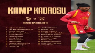 Galatasaray'ın, Trabzonspor maçı kamp kadrosu belli oldu