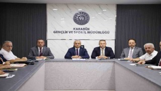 Gençlik ve Spor Müdürlüğünde dönem başı toplantısı