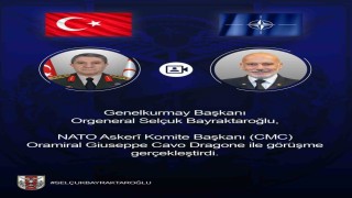 Genelkurmay Başkanı Bayraktaroğlu, NATO Askeri Komite Başkanı Dragone ile görüştü
