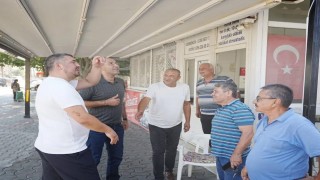 Germencikte belediye çalışmaları sahada incelendi
