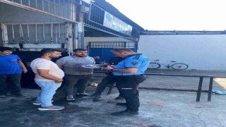 Germencikte sanayi sitesindeki işletmelere ruhsat denetimi
