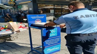 Germencik'te semt pazarında etiket ve tartı denetimi