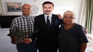 Gökçeada Kaymakamı Acardan Kıbrıs Gazilerine vefa ziyareti