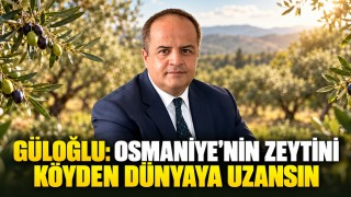 Güloğlu: Osmaniye’nin Zeytini Köyden Dünyaya Uzansın