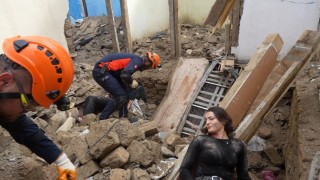 Gümüşhane'de deprem tatbikatı