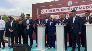 Gürün Emniyet Müdürlüğü ve öğretmenevi binalarının temeli törenle atıldı