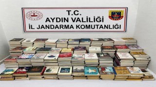 Güzelçamlı'da 658 adet bandrolsüz kitap ele geçirildi