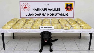 Hakkâride 21 kilo 700 gram metamfetamin ele geçirildi