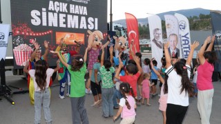 Hatay’da Nostalji Açık Hava Sineması Keyfi