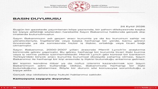 Hazine ve Maliye Bakanlığından Bakan Şimşek hakkındaki iddialara yalanlama