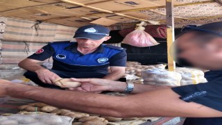 Hileli patates satışı yapan seyyar satıcılara yönelik denetim