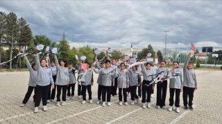 Hisarcık'ta "Uçurtmalar Vurulmasın, Gökyüzü Çocuklara Kalsın" etkinliği