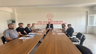 İdilde ‘eğitimde güvenlik ve koordinasyon toplantısı gerçekleştirildi