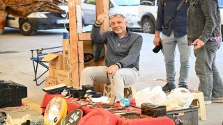 İkinci el eşya pazarı yeni yerinde vatandaşlarla buluşuyor