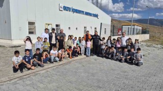 İlkokulu öğrencileri Oltu içme suyu arıtma tesisini inceledi