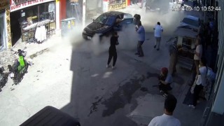 İş yerinde tüp patladı, vatandaşlar büyük panik yaşadı
