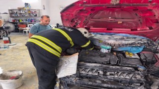 İskenderunda mahsur kalan kedileri itfaiye kurtarıldı