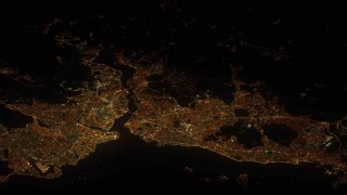 İstanbulun uzaydan çekilen fotoğrafları paylaşıldı