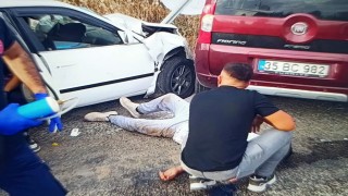 İzmirde hatalı manevra kazası: 1i ağır 8 yaralı