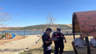 Jandarma mesire alanlarında denetim yaptı