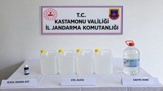Jandarma sahte içki operasyonu