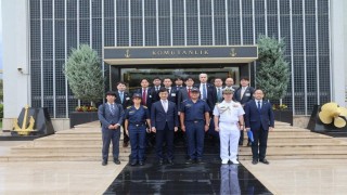 Japonya Parlamentosu milletvekilleri, İstanbul Tersanesi Komutanlığını ziyaret etti