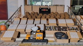 Kaçak tütün ve makaron operasyonunda 3 şüpheli yakalandı