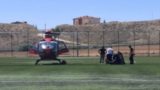 Kalp krizi geçiren 58 yaşındaki hasta hava ambulansıyla Malatya'ya sevk edildi