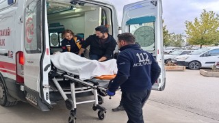 Kamyon kasasından düşen şahıs yaralandı