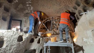 Kapadokya'da 7 peri bacasının korunması için çalışma yapıldı