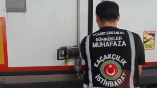 Kapıkule Gümrük Kapısında 79 bin adet kaçak ürün ele geçirildi