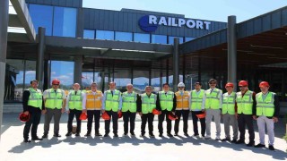 Karabük TSO heyeti, Karabük Lojistik Merkezi için Railportu inceledi
