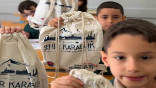 Karabükte minik öğrencilerin okul heyecanına belediye desteği
