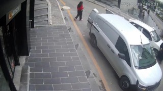 Karabük'te yürekleri ağza getiren anlar kamerada