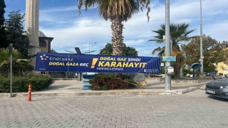 Karahayıtta doğal gaz için ilk kazma vuruldu