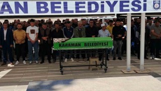 Karaman'da evlerinde ölü bulunan karı koca toprağa verildi