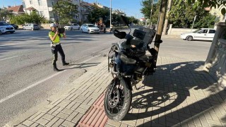 Karamanda motosiklet kazası: 1 yaralı