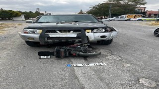 Karapınar'da pikap ile motosiklet çarpıştı: 1 yaralı