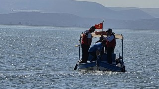 Karina Dalyanında su ürünleri denetimi yapıldı