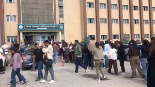 Karsta KPSS heyecanı: Adaylar sınav için okullara akın etti
